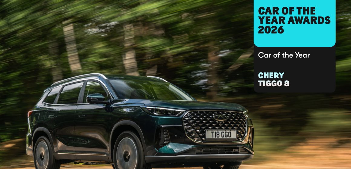 2026 Carwow Yılın Otomobili Ödülü Tamamen Yenilenen Chery TIGGO8’in!